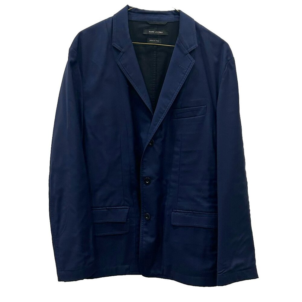 Marc Jacobs Wool Navy Blue Sportcoat Suit Jacket 50 / 40